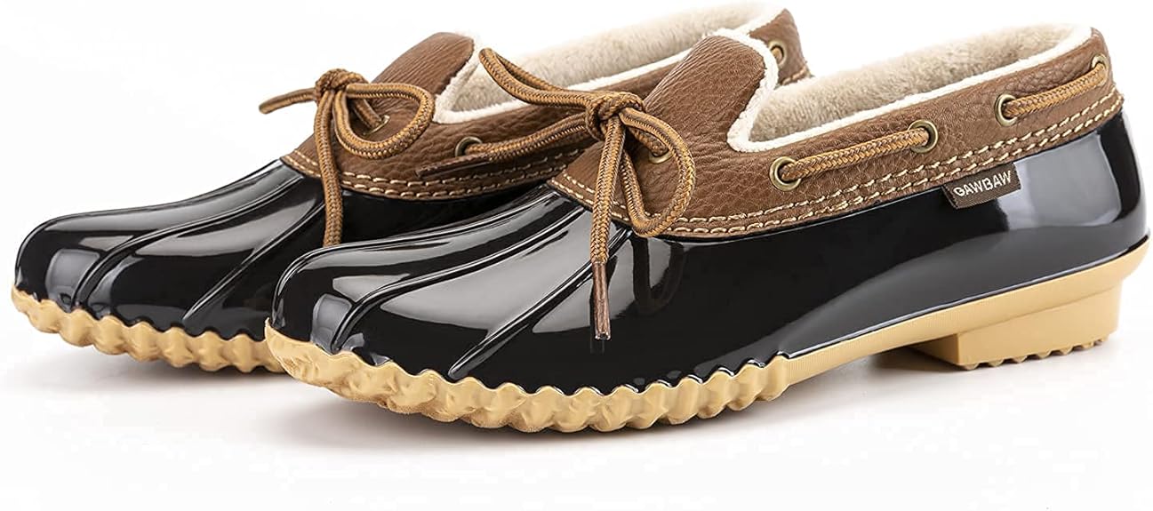 Women - Slip On Waterproof Winter Ankle Rain Boots Short Garden Shoes