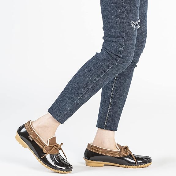 Women - Slip On Waterproof Winter Ankle Rain Boots Short Garden Shoes