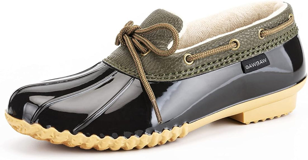 Women - Slip On Waterproof Winter Ankle Rain Boots Short Garden Shoes