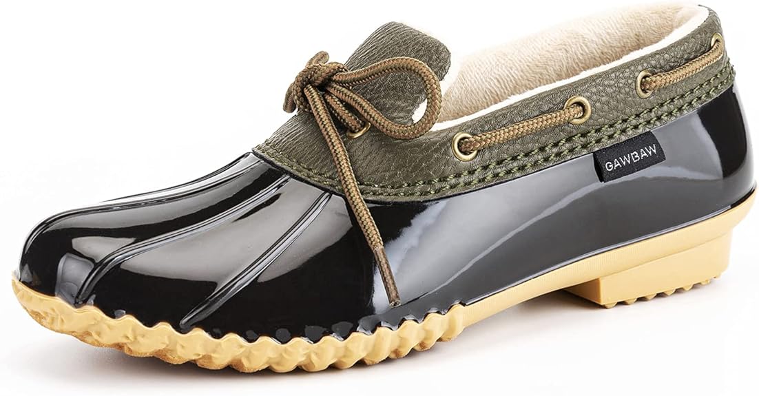 Women - Slip On Waterproof Winter Ankle Rain Boots Short Garden Shoes